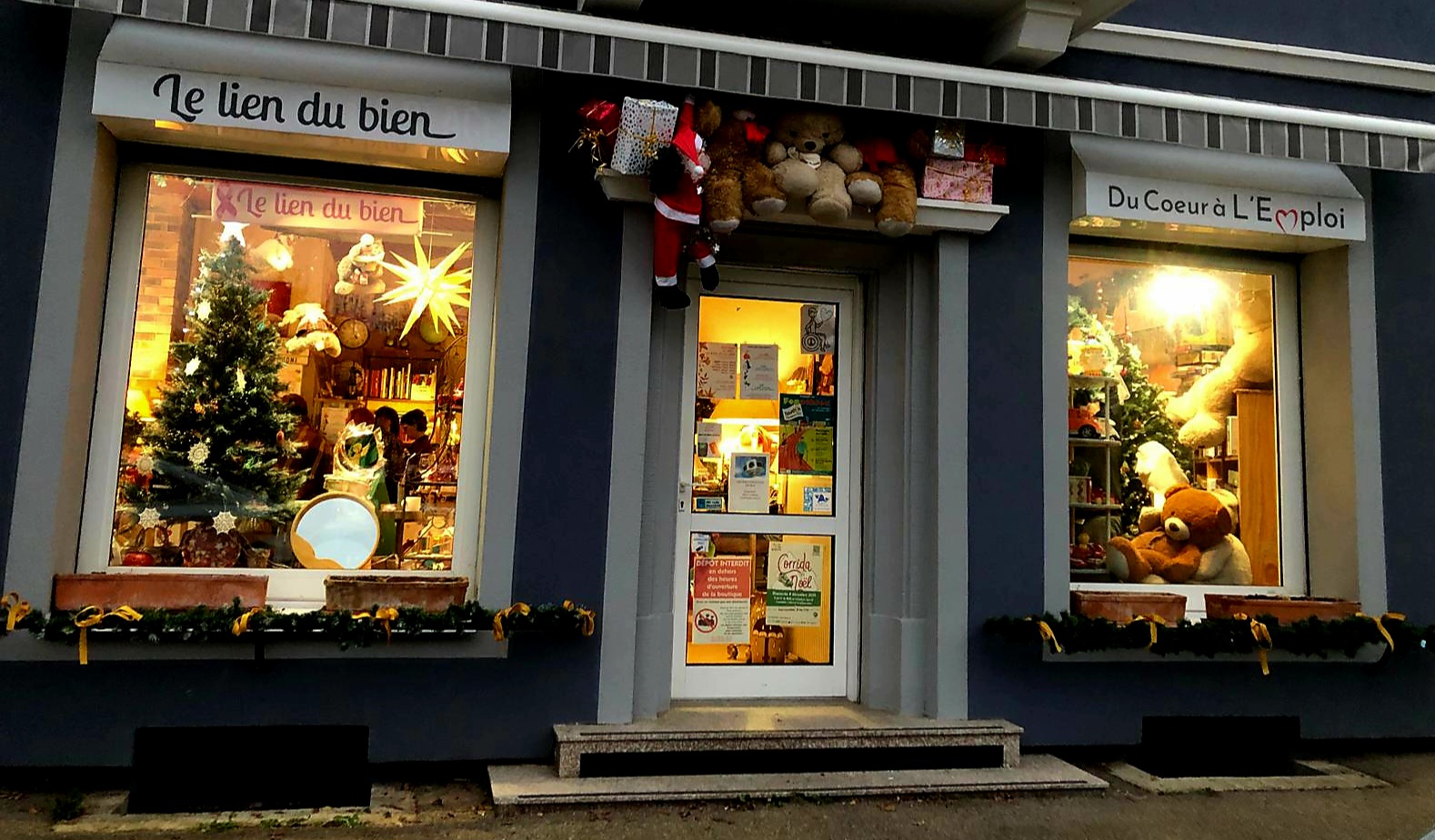 L'intérieur de la boutique
